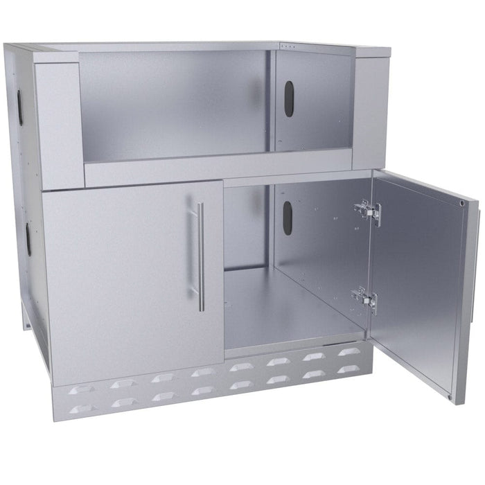 Sunstone 34" Gas/Charcoal Grill Base Cabinet