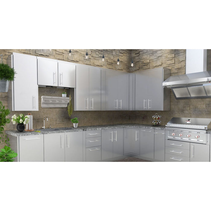 Sunstone 36" Full Height Double Door Wall Cabinet with Four Shelves SWC36FDD