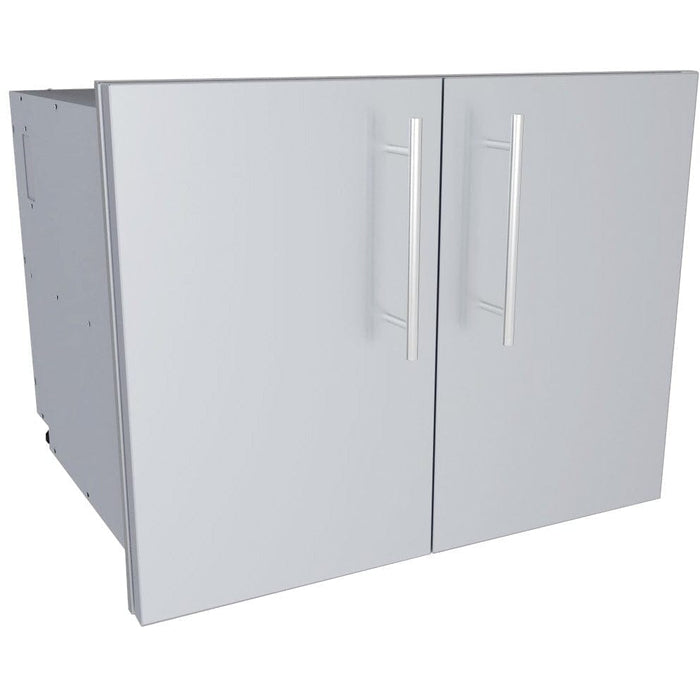 Sunstone Designer 30" Wide Multi-Configurable Dry Storage Pantry Cabinet with Shelf & Utility Access DE-DDP30