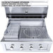 Sunstone Ruby 36" Pro-Sear 4 Burner Gas Grill
