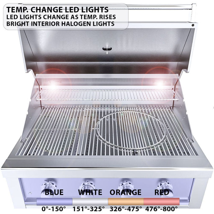 Sunstone Ruby 36" Pro-Sear 4 Burner Gas Grill