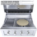 Sunstone Ruby 36" Pro-Sear 4 Burner Gas Grill