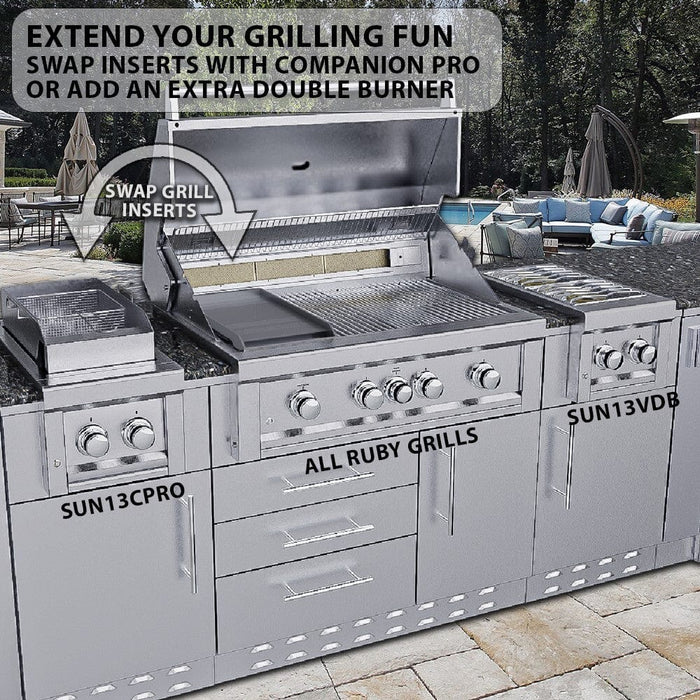 Sunstone Ruby 36" Pro-Sear 4 Burner Gas Grill