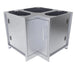 Sunstone 12"x12" Corner Cabinet with Swivel Shelve SBC12SLS