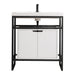 James Martin Vanities Boston 31.5" Stainless Steel Sink Console