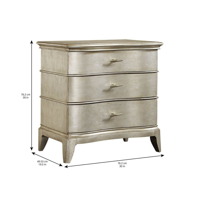 A.R.T. Furniture Starlite Nightstand In Silver 406140-2227