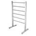 ANZZI Riposte Series 6-Bar Stainless Steel Floor Mounted Electric Towel Warmer Rack in Brushed Nickel Finish TW-AZ102BN