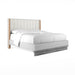 A.R.T. Furniture Portico Cal-King/King Upholstered Shelter Bed Headboard In White 323136-3335HB