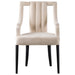 New Pacific Direct Viola Velvet Fabric Klismos Chair 9900033-332
