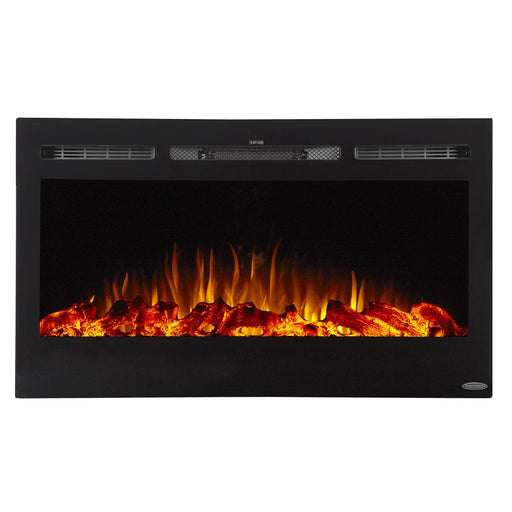 Touchstone Sideline 36 80014 36 Inch Recessed Electric Fireplace