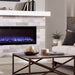 Touchstone Sideline Elite Smart 80036 50 Inch WiFi-Enabled Recessed Electric Fireplace Alexa/Google Compatible