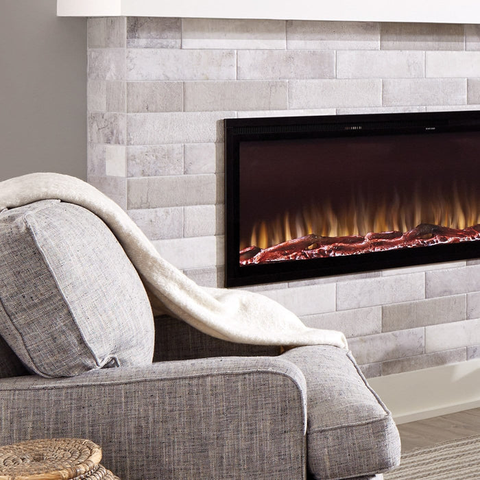 Touchstone Sideline Elite Smart 80038 72 Inch WiFi-Enabled Recessed Electric Fireplace Alexa/Google Compatible