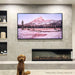 Touchstone Sideline Infinity 3 Sided 60 Inch WiFi Enabled Smart Recessed Electric Fireplace 80046 Alexa/Google Compatible