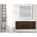 ANZZI Conques 48" x 20" Dark Brown Solid Wood Single Bathroom Vanity Set VT-MR4CT48-DB