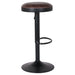 New Pacific Direct Juno PU Leather Gaslift Backless Swivel Bar Stool, Set of 2 9300035-238
