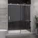 ANZZI Rhodes Series 48" x 76" Frameless Rectangular Sliding Shower Door with Tsunami Guard