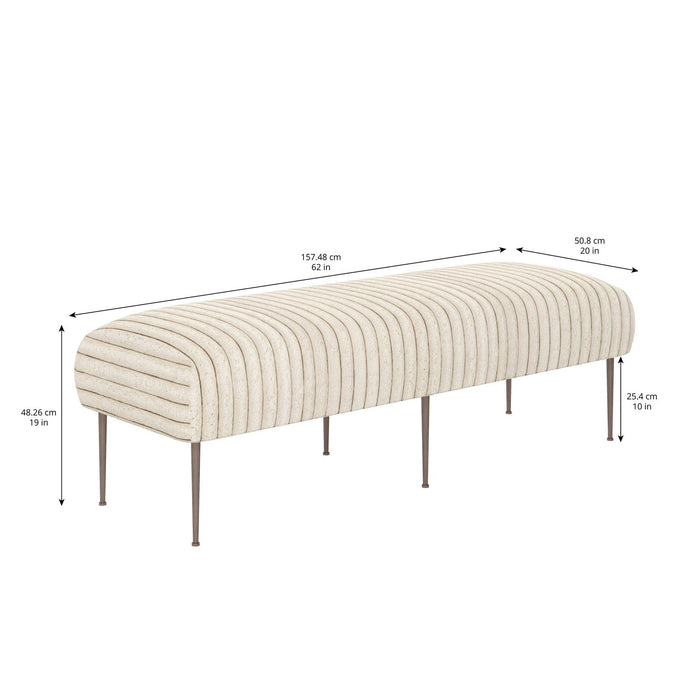 A.R.T. Furniture Blanc Bed Bench In White 289149-1040