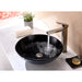 ANZZI Jonas Series 17" x 17" Deco-Glass Round Vessel Sink with Polished Chrome Pop-Up Drain