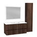 ANZZI Conques 39" x 20" Dark Brown Solid Wood Single Bathroom Vanity Set VT-MRSCCT39-DB