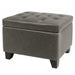 New Pacific Direct Julian Rectangular Bonded Leather Storage Ottoman 194424B-V04