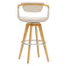New Pacific Direct Darwin Fabric Bamboo Counter Stool 1160006-286N