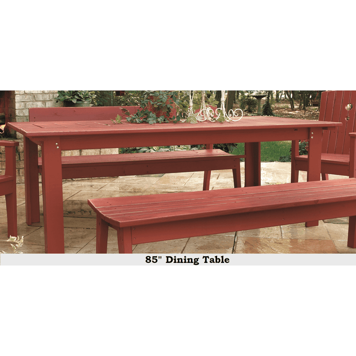 Uwharrie Chair’s Outdoor Behrens Dining Table / 48”, 69”, or 85” / B091, B092, or B093