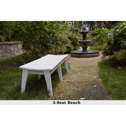 Uwharrie Chair’s Outdoor Behrens Bench / 2 Seat, 3 Seat, 4 Seat / B097, B098, or B099