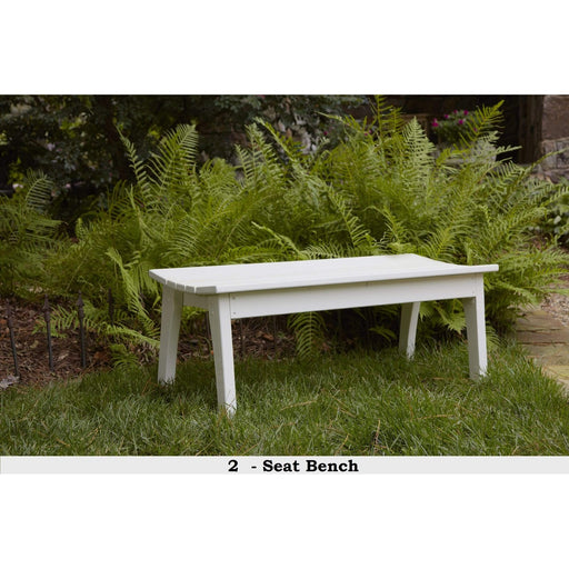 Uwharrie Chair’s Outdoor Behrens Bench / 2 Seat, 3 Seat, 4 Seat / B097, B098, or B099