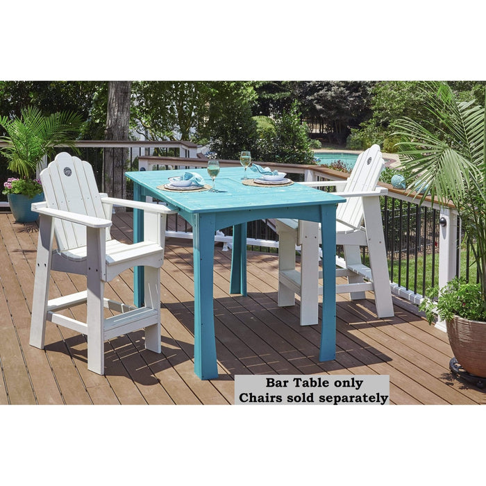 Uwharrie Chair’s Outdoor Companion Long Bar Table / 68Lx42H, Pub Style / 5091