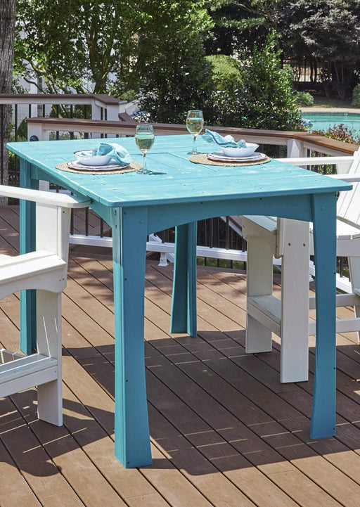 Uwharrie Chair’s Outdoor Companion Long Bar Table with Cooler / 68Lx42H, Pub Style / 5092