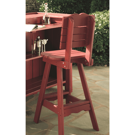 Uwharrie Chair’s Outdoor Companion Bar Stool with Backrest / 5062