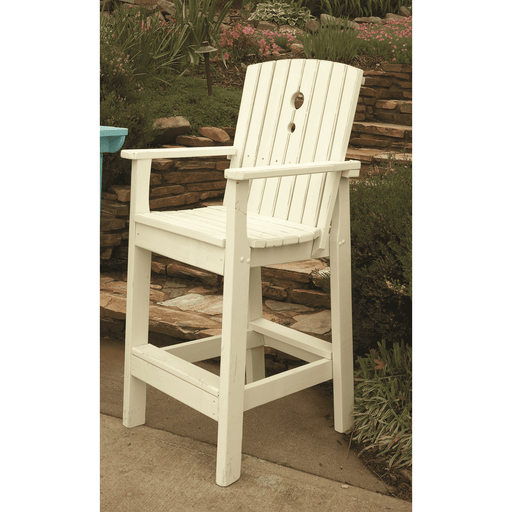 Uwharrie Chair’s Outdoor Companion Tall Dining Chair with Arms / Bar Height / 5064