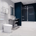ANZZI Herald Series 48" x 58" Frameless Hinged Bathtub Shower Door with Tsunami Guard