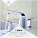 ANZZI Pendant Series 5" Widespread Low-Arc Bathroom Sink Faucet in Polished Chrome Finish L-AZ018