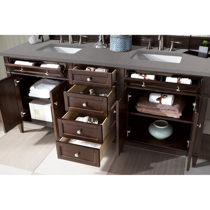 James Martin Vanities Brittany 72" Double Vanity