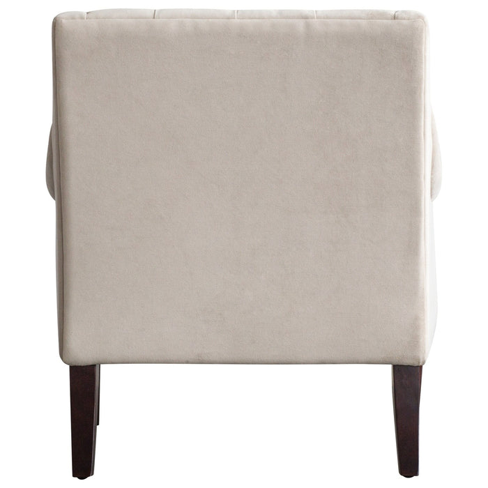 New Pacific Direct Marlene Velvet Fabric Tufted Accent Chair 1900121-346
