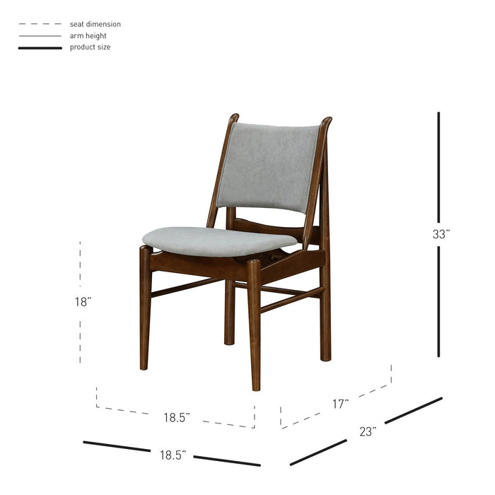 New Pacific Direct Wembley Fabric Chair, Set of 2 1320007-501