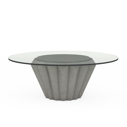 A.R.T. Furniture Vault Round Cocktail Table In Gray 285382-1049