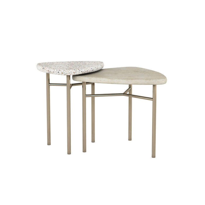 A.R.T. Furniture Cotiere 2 Piece Bunching End Tables In Beige 299365-1243