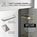 ANZZI Chateau Series 48" x 36" Rich Black Solid Wood Single Bathroom Vanity Set VT-MRCT0048-BK