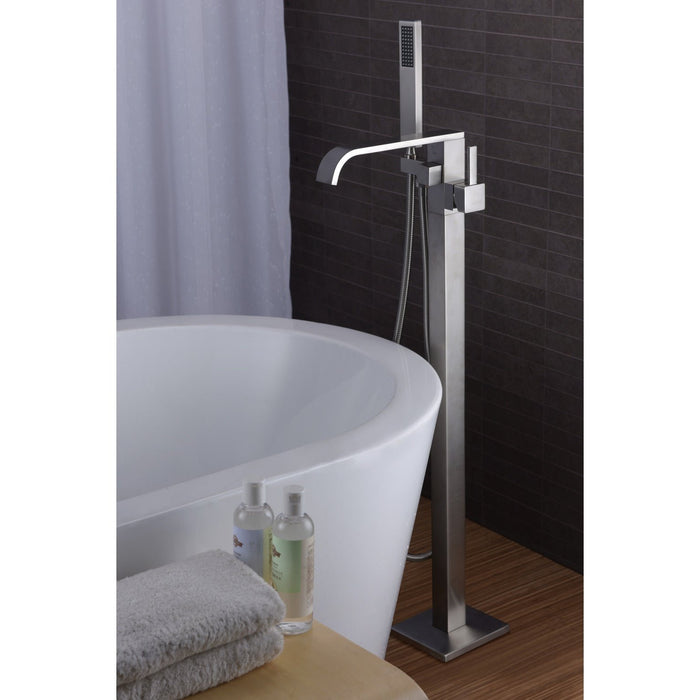 ANZZI Angel Series 2-Handle Clawfoot Tub Faucet with Euro-Grip Handheld Sprayer