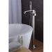 ANZZI Angel Series 2-Handle Clawfoot Tub Faucet with Euro-Grip Handheld Sprayer