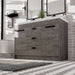 Eviva Lugano 48" Modern Double Sink Bathroom Vanity in Cement Gray, Natural Oak,or White Finish with White Integrated Acrylic Top