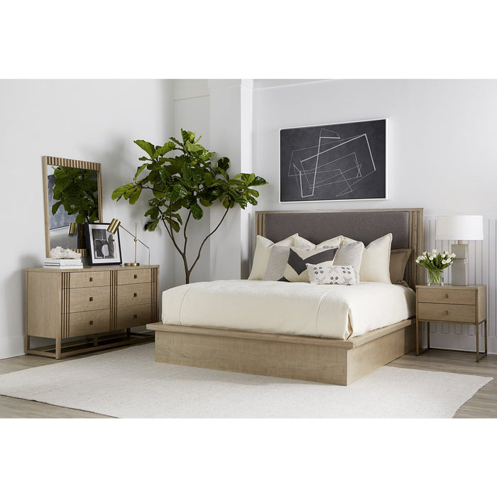 A.R.T. Furniture North Side King Panel Bed In Brown 269136-2556