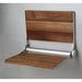 ANZZI Isle Series 15" x 19" Foldable Teak Wood Wall-Mounted Shower Bench AC-AZ8208