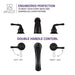 ANZZI Prince Series 3" Widespread Bathroom Sink Faucet