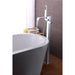 ANZZI Angel Series 2-Handle Clawfoot Tub Faucet with Euro-Grip Handheld Sprayer